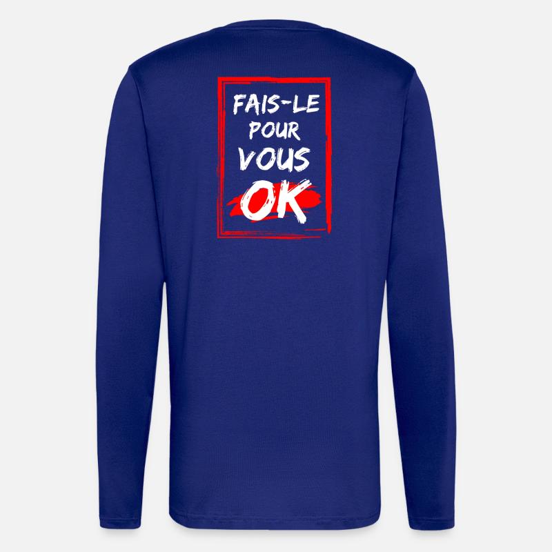 Affirming pattern with energetic style - Longsleeve - made by SPREAD  - Iconic Blue