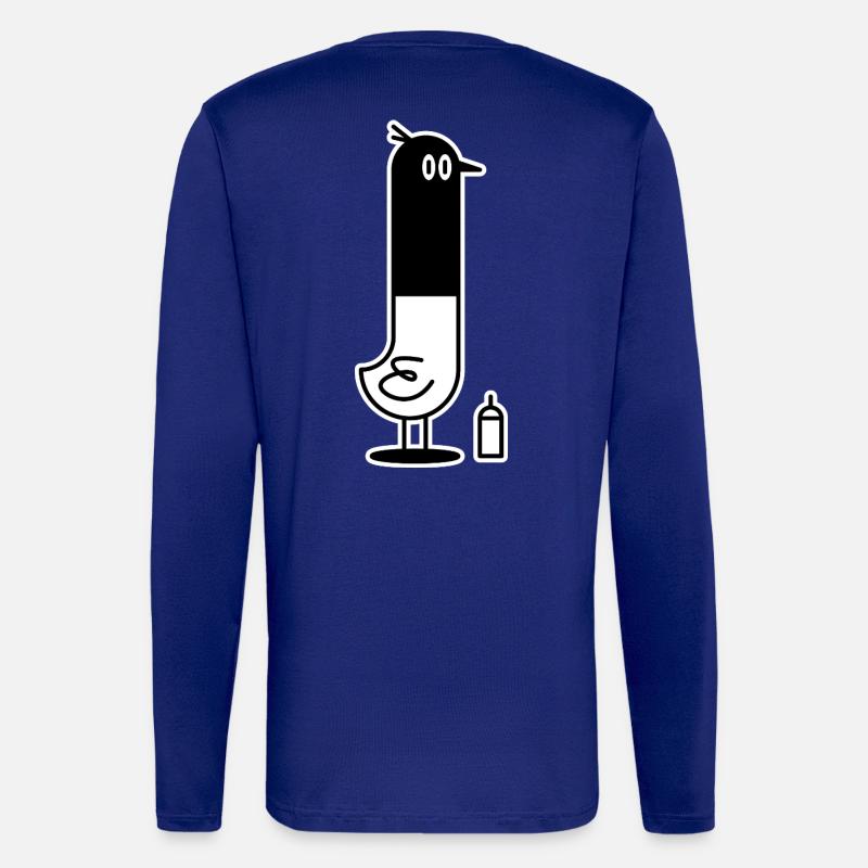 Bird Thug - Longsleeve - made by SPREAD  - Iconic Blue