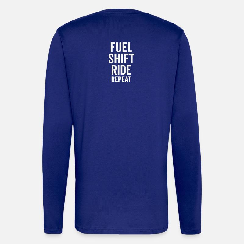 Energiekreislauf-Bewegung - Langarmshirt - made by SPREAD  - Iconic Blue