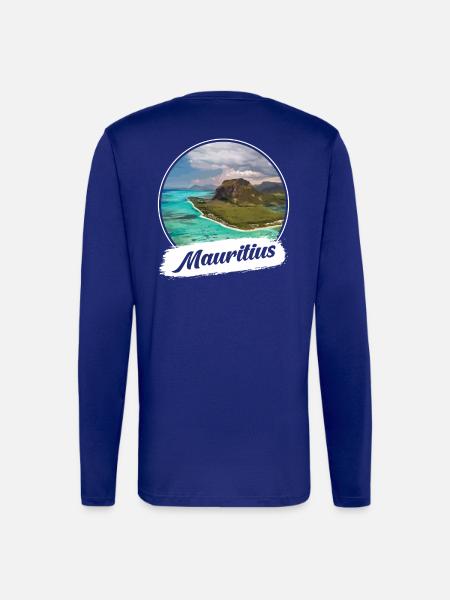 Mauritius Souvenir - Longsleeve - made by SPREAD  - Iconic Blue
