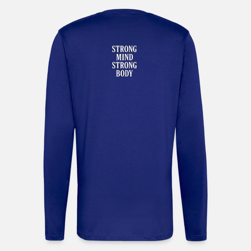 Strong Mind, Strong Body - Longsleeve - made by SPREAD - Iconic Blue