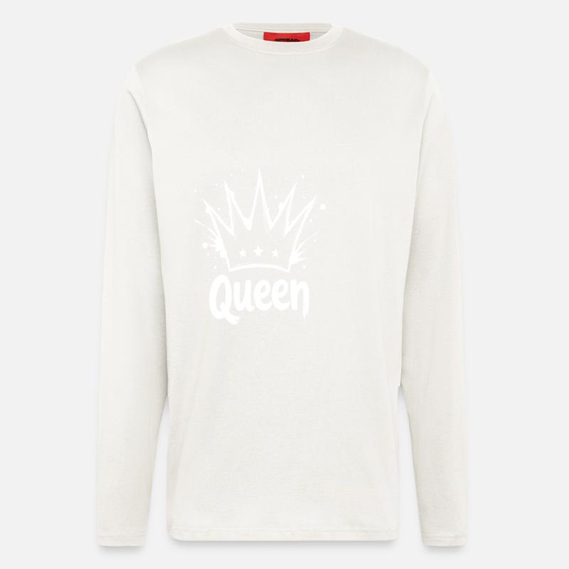 Queen Crown Splash - Longsleeve - made by SPREAD  - OFF WHITE