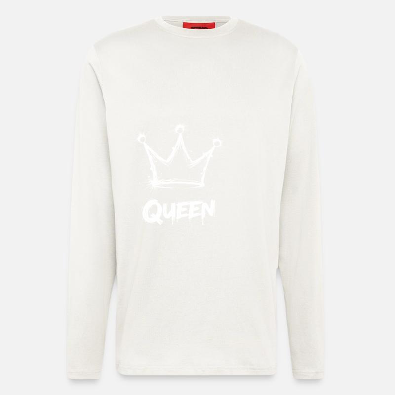 Queen Crown Splash - Longsleeve - made by SPREAD  - OFF WHITE
