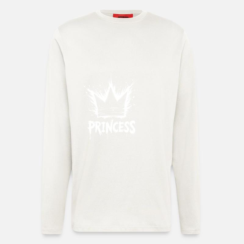 Princess Crown Splash - Longsleeve - made by SPREAD  - OFF WHITE