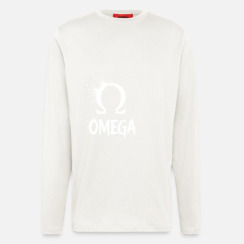 Omega Symbol Splash - Longsleeve - made by SPREAD - OFF WHITE
