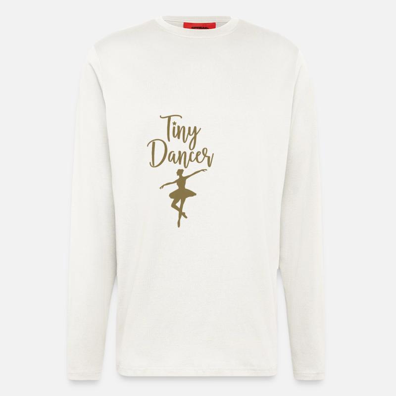Tiny Dancer - Ballerina Silhouette - Langarmshirt - made by SPREAD  - OFF WHITE