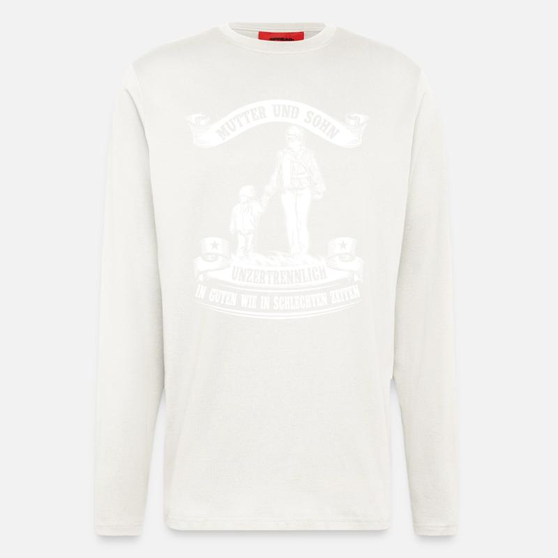 Mother and son - inseparable - Longsleeve - made by SPREAD  - OFF WHITE