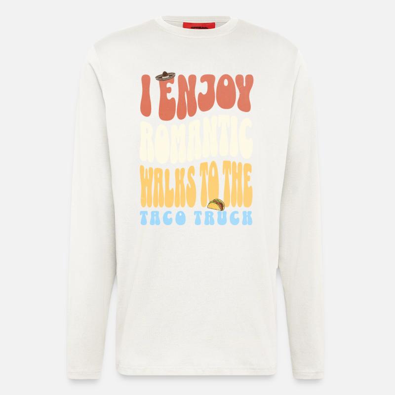 Tacos - Langarmshirt - made by SPREAD  - OFF WHITE