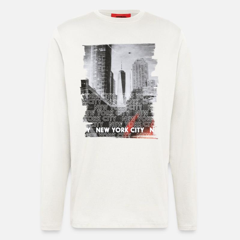 NEW YORK CITY - Langarmshirt - made by SPREAD  - OFF WHITE