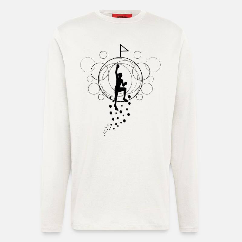 Bouldern Design - Langarmshirt - made by SPREAD  - OFF WHITE