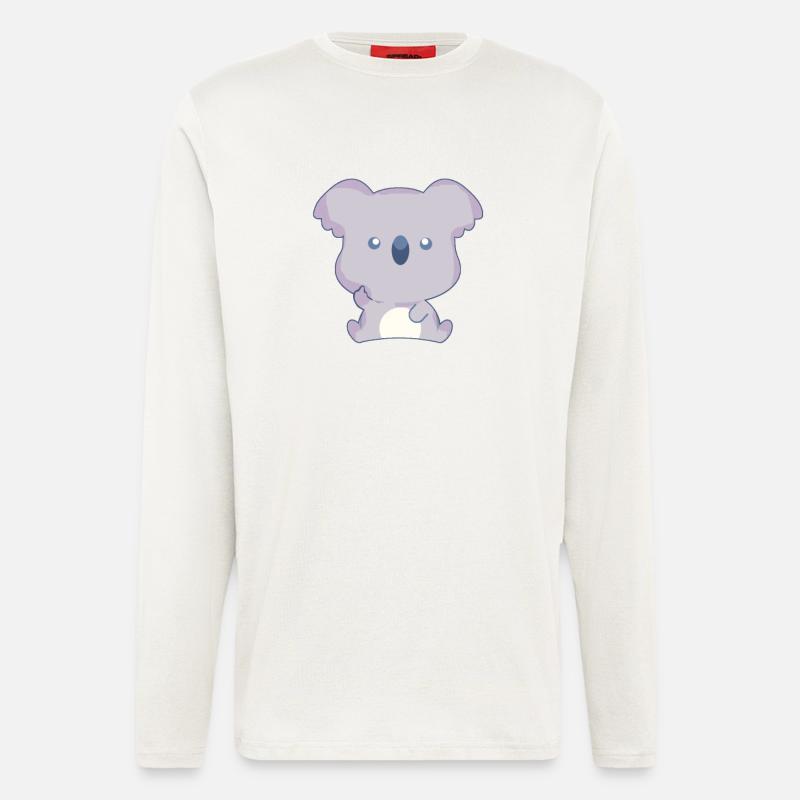 Koala middle finger - Longsleeve - made by SPREAD  - OFF WHITE
