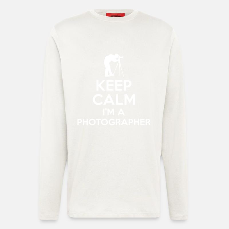 Keep calm Photographer - Longsleeve - made by SPREAD  - OFF WHITE