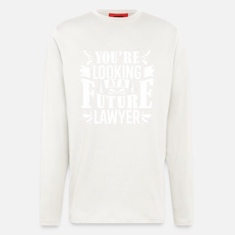 Law Student Gift - Longsleeve - made by SPREAD  - OFF WHITE