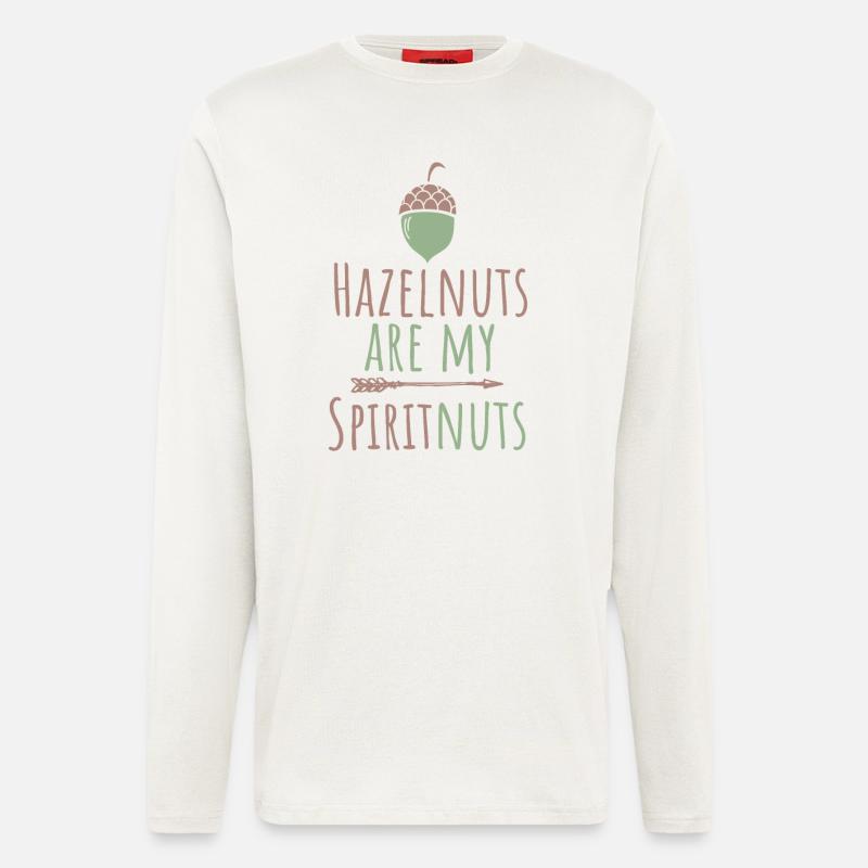 Haselnuss - Langarmshirt - made by SPREAD  - OFF WHITE