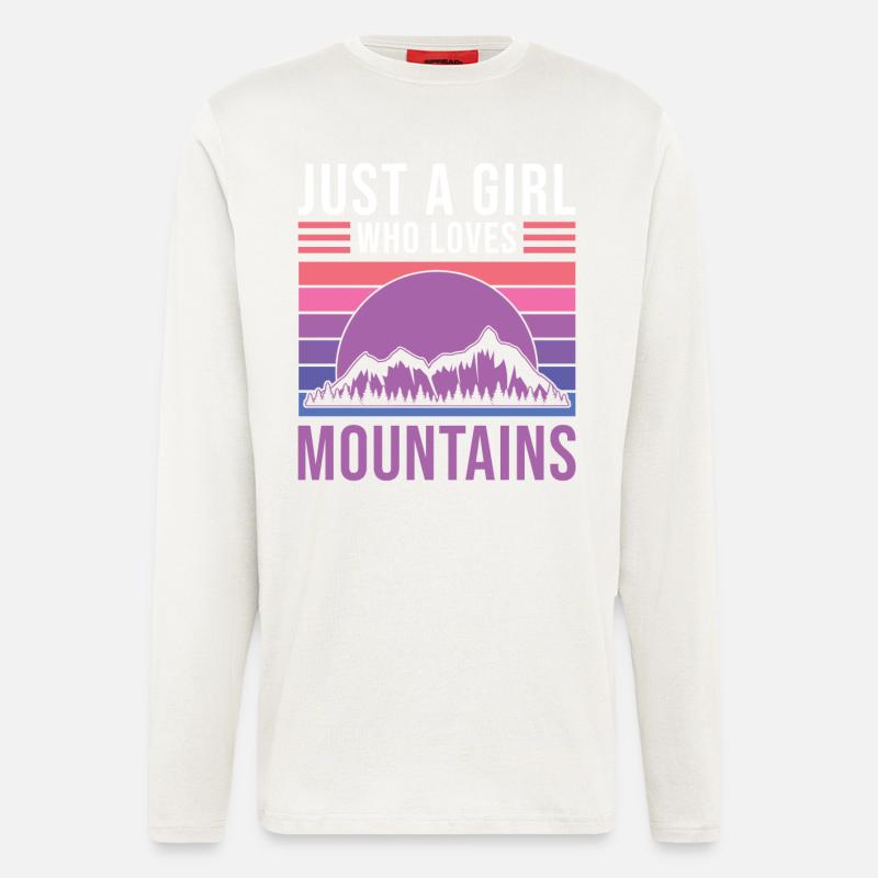 Berge - Langarmshirt - made by SPREAD  - OFF WHITE