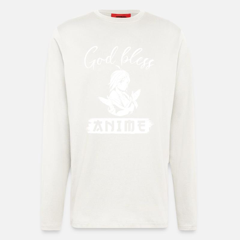 Anime - Langarmshirt - made by SPREAD  - OFF WHITE