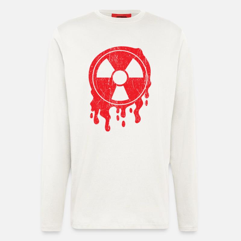 Radioaktiv - Langarmshirt - made by SPREAD  - OFF WHITE