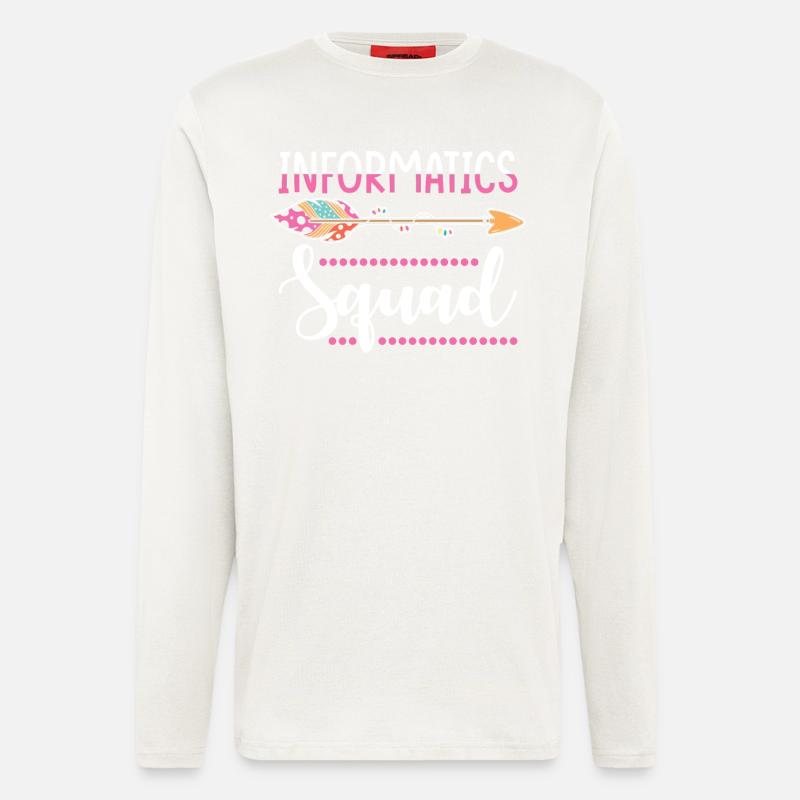 Informatikerin - Langarmshirt - made by SPREAD  - OFF WHITE