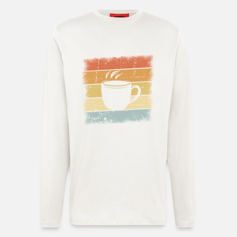 Kaffee Sunset - Langarmshirt - made by SPREAD  - OFF WHITE