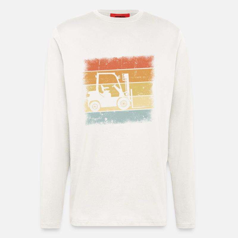 Gabelstabler - Langarmshirt - made by SPREAD  - OFF WHITE