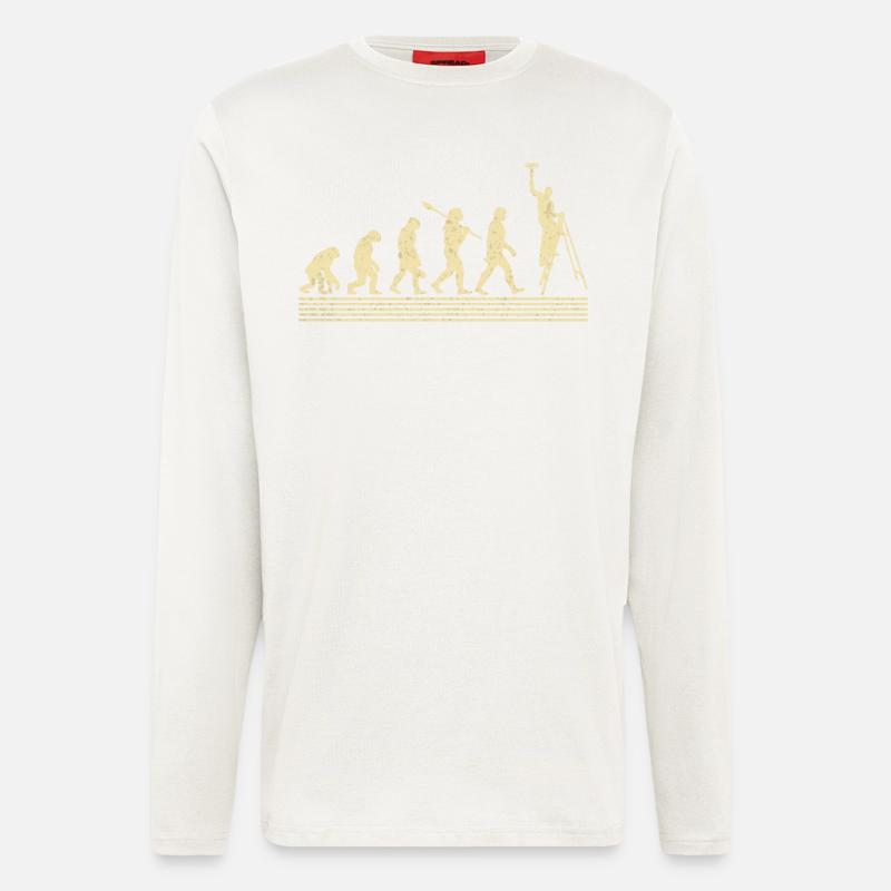 Painter evolution - Longsleeve - made by SPREAD  - OFF WHITE