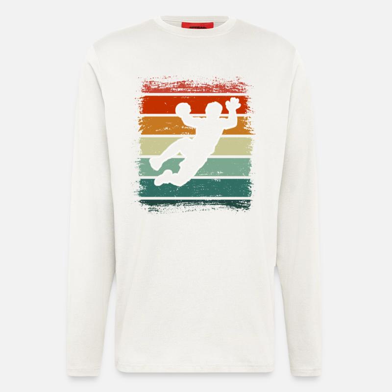 Handball Handball Player - Longsleeve - made by SPREAD  - OFF WHITE