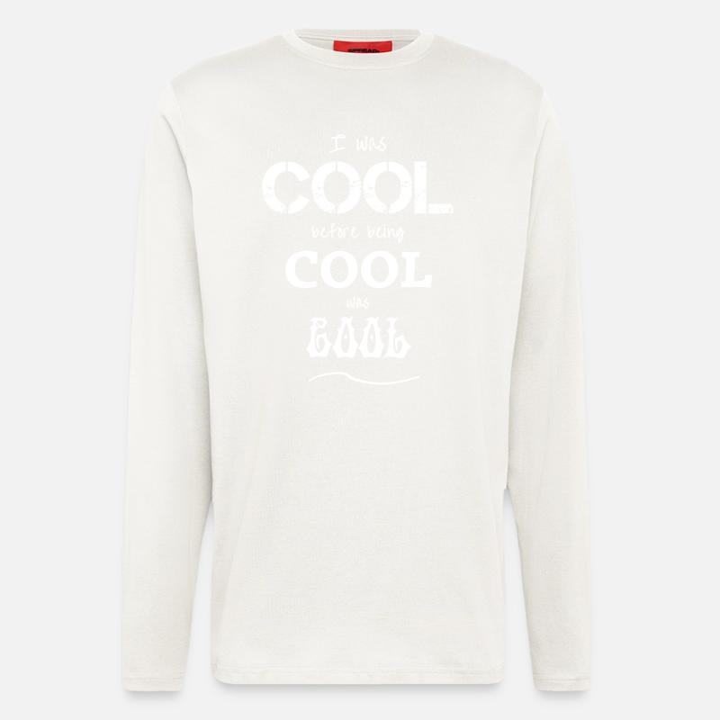Cool cool cool - Manches longues bio décontracté fabriqué en UE - OFF WHITE