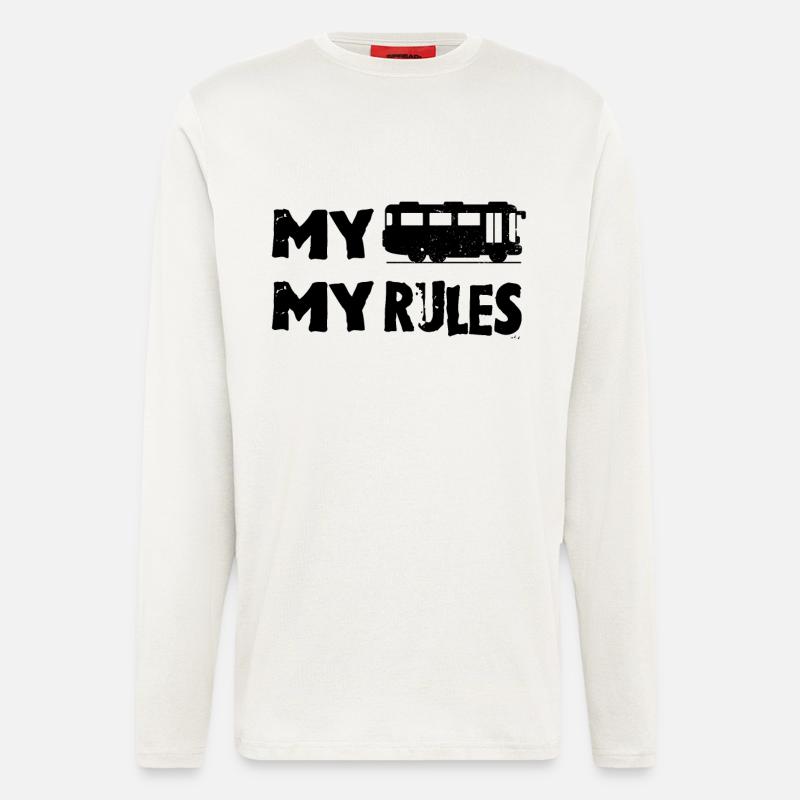 Busfahrer - Langarmshirt - made by SPREAD - OFF WHITE