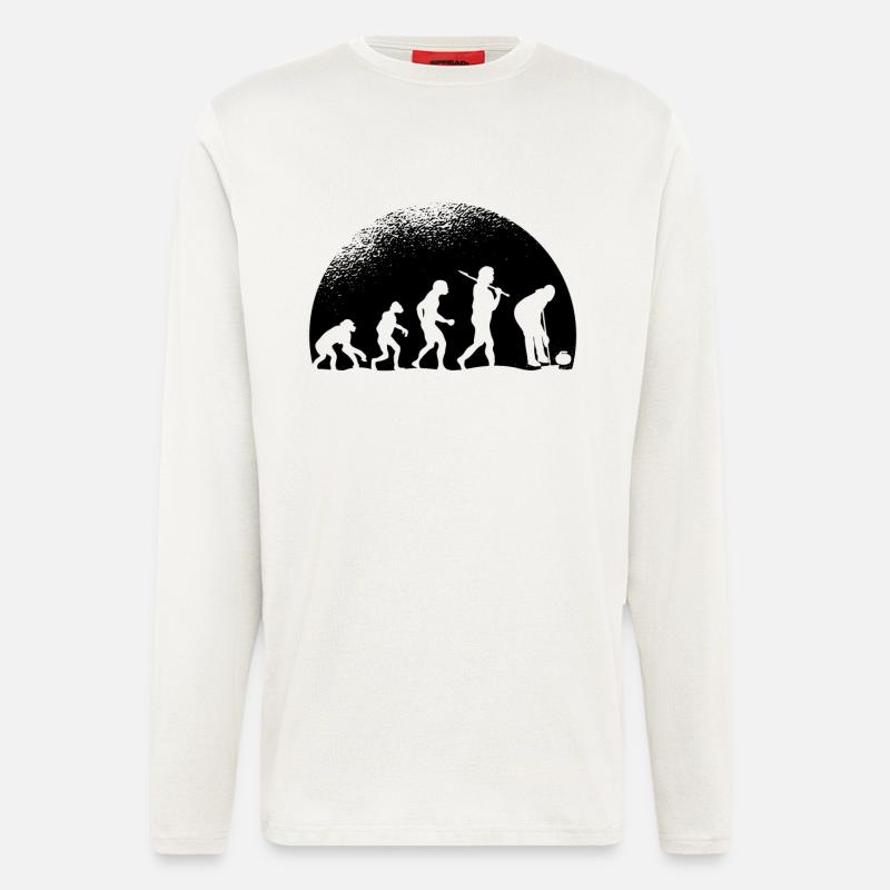 Evolution Curling - Langarmshirt - made by SPREAD  - OFF WHITE
