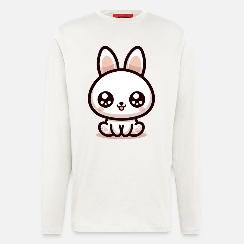 Rabbit Bubble Tea Kawaii - Longsleeve - made by SPREAD  - OFF WHITE