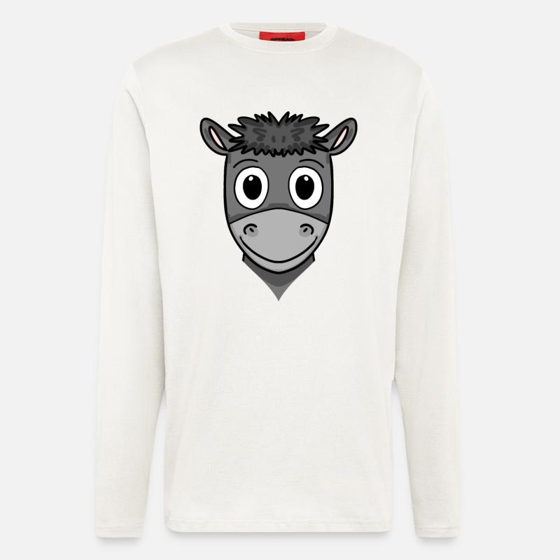 Donkey head - Longsleeve - made by SPREAD  - OFF WHITE