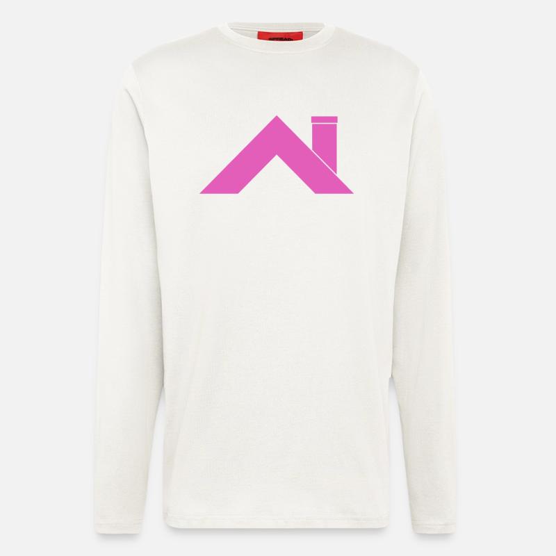 Haus Dach - Langarmshirt - made by SPREAD  - OFF WHITE