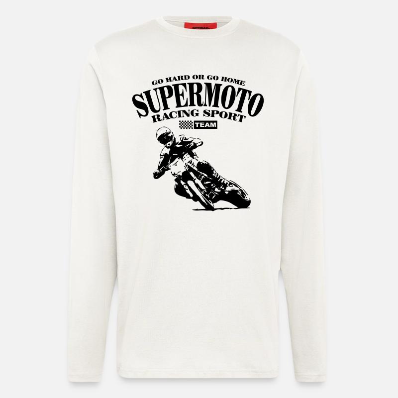 Supermoto - Langarmshirt - made by SPREAD  - OFF WHITE