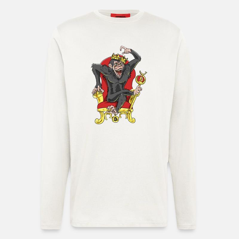 Bitcoin Monkey King - Beta Edition - Longsleeve - made by SPREAD  - OFF WHITE