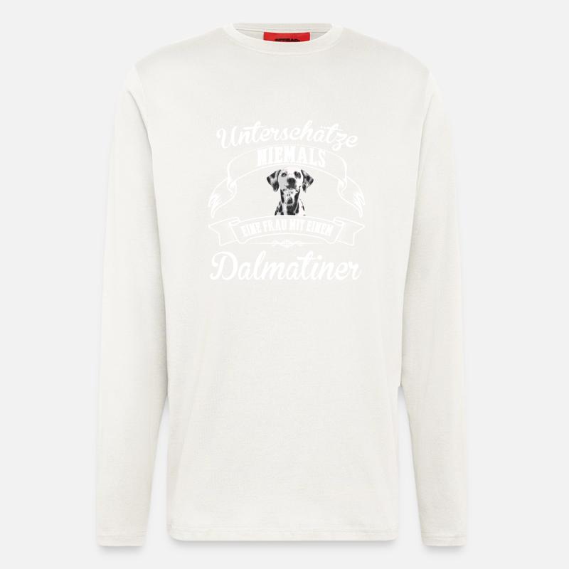 Dalmatiner - Langarmshirt - made by SPREAD  - OFF WHITE