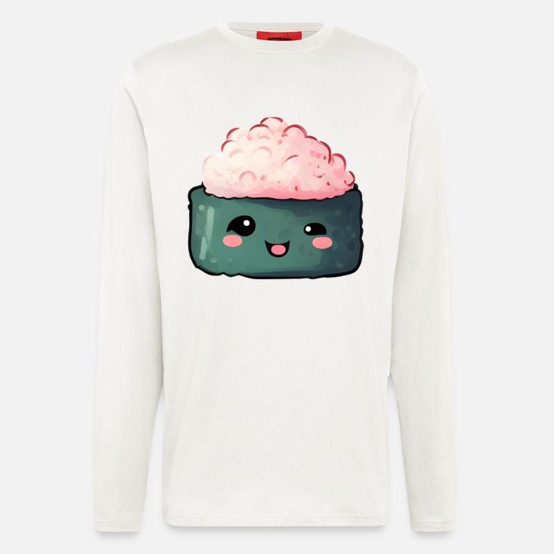 Sushi - Langarmshirt - made by SPREAD  - OFF WHITE