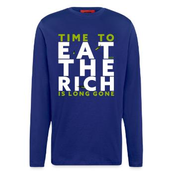 Time To Eat The Rich Is Long Gone - Longsleeve - made by SPREAD  - OFF WHITE - Front