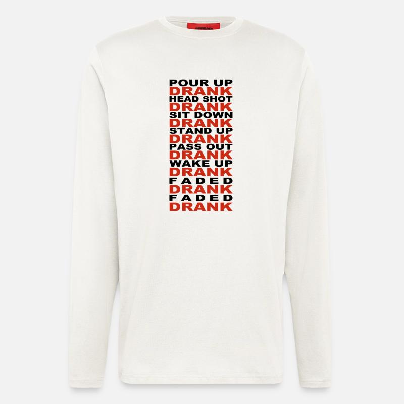 DRANK - Langarmshirt - made by SPREAD  - OFF WHITE
