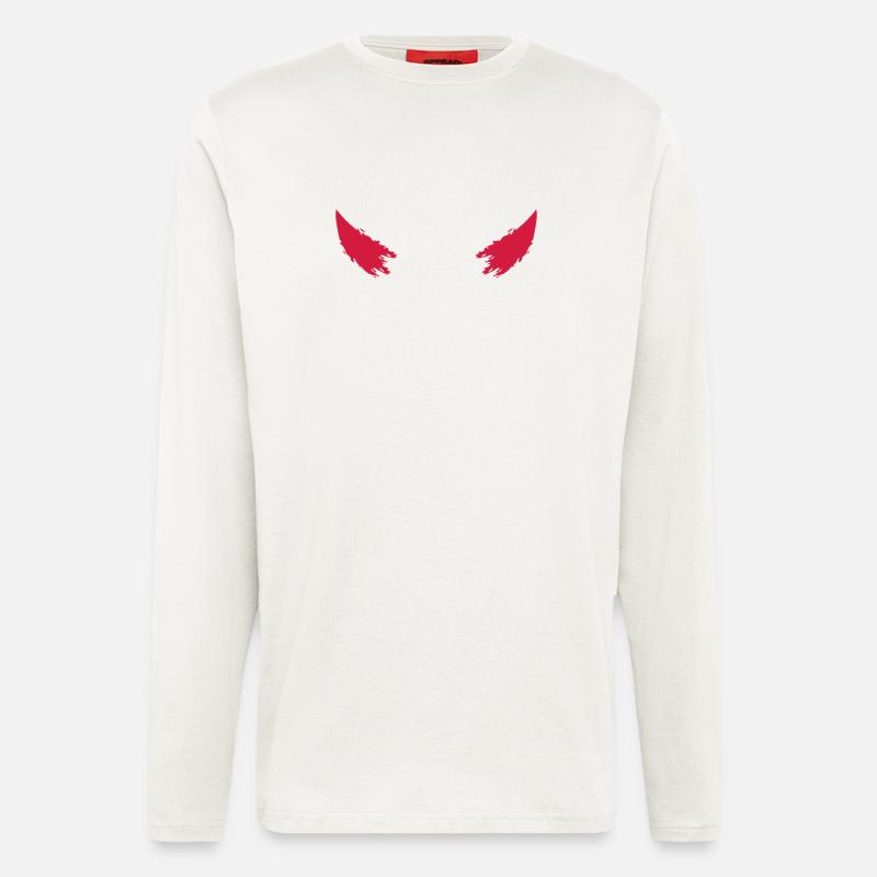 Teufelshörner - Langarmshirt - made by SPREAD  - OFF WHITE