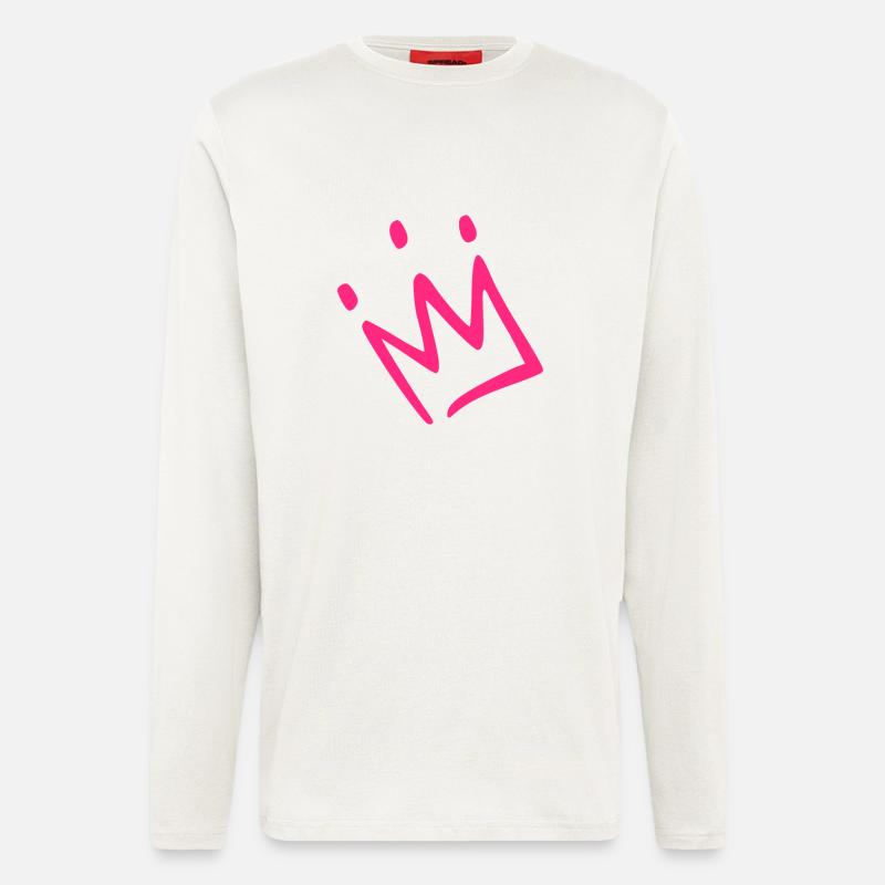 Krone Rosa - Langarmshirt - made by SPREAD  - OFF WHITE