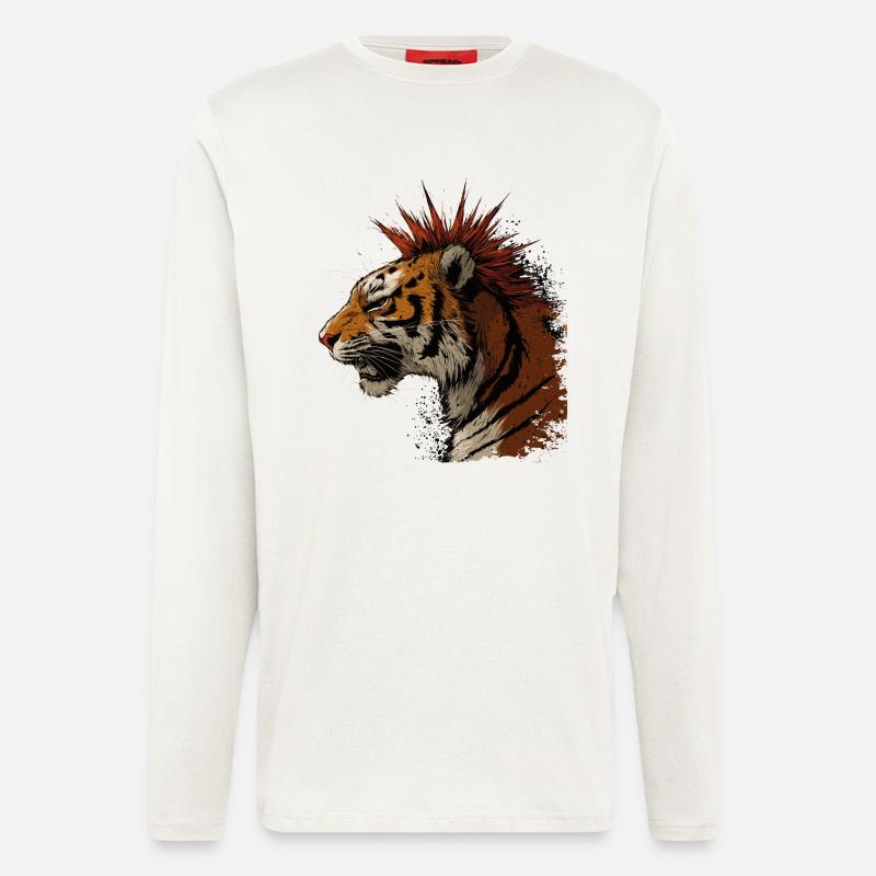 Tigerpunk - Longsleeve - made by SPREAD  - OFF WHITE