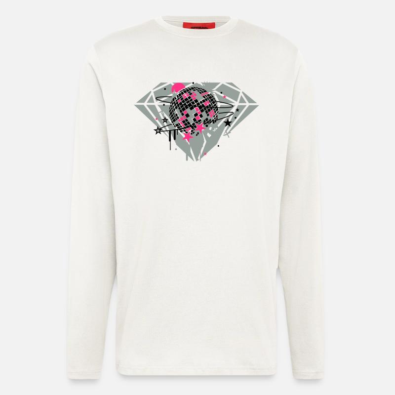 Diamant - Langarmshirt - made by SPREAD  - OFF WHITE