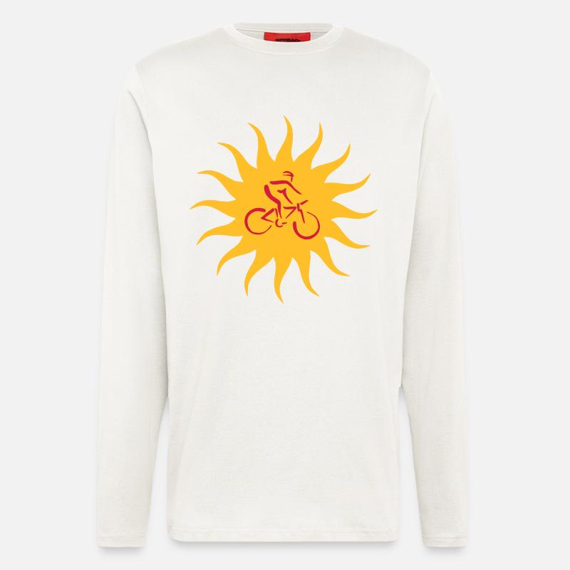 Biker Sonne - Langarmshirt - made by SPREAD  - OFF WHITE