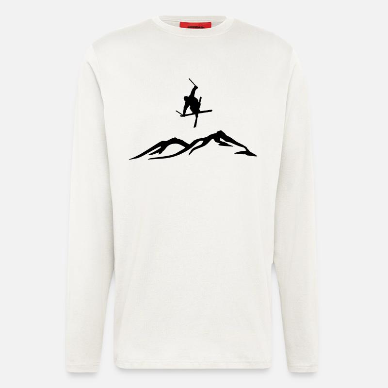 Ski Freestyler - Langarmshirt - made by SPREAD  - OFF WHITE