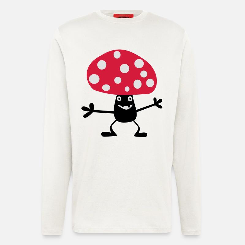 Naughty Toadstool - Longsleeve - made by SPREAD  - OFF WHITE