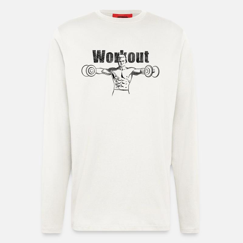 Workout - Langarmshirt - made by SPREAD  - OFF WHITE