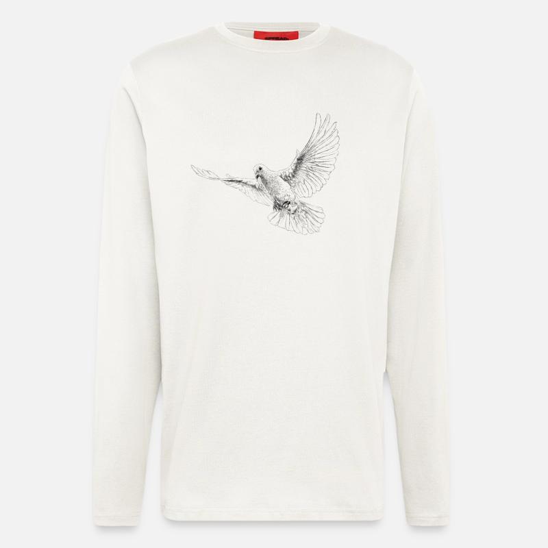Taube - Langarmshirt - made by SPREAD  - OFF WHITE
