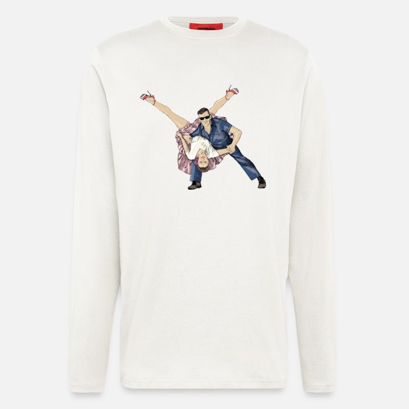 Rock and Roll - Langarmshirt - made by SPREAD  - OFF WHITE