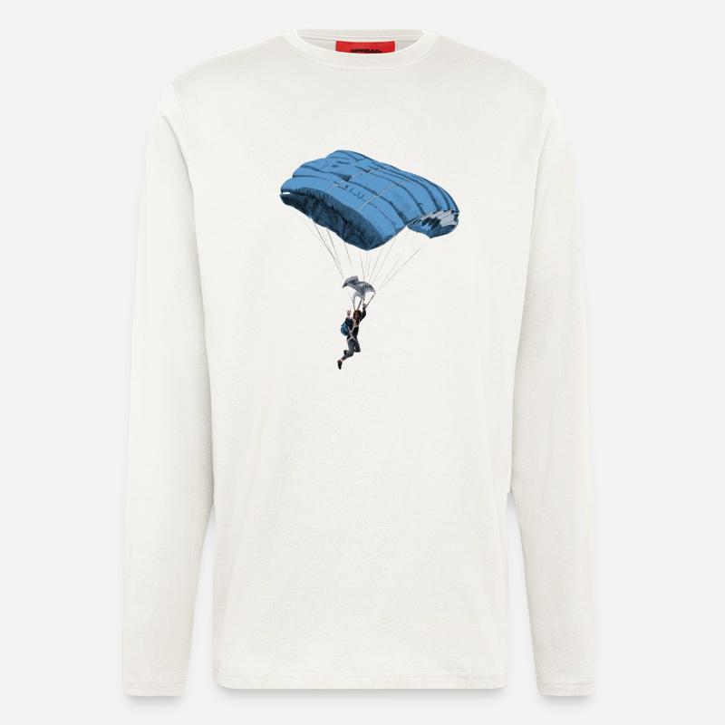 Fallschirmspringer - Langarmshirt - made by SPREAD  - OFF WHITE
