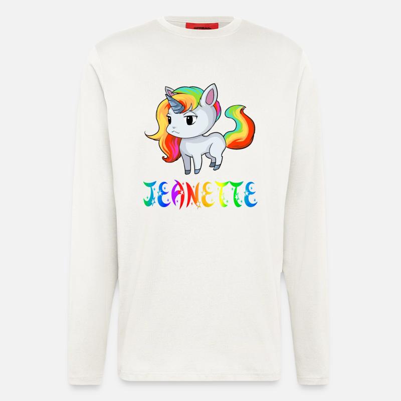 Jeanette Einhorn - Langarmshirt - made by SPREAD  - OFF WHITE